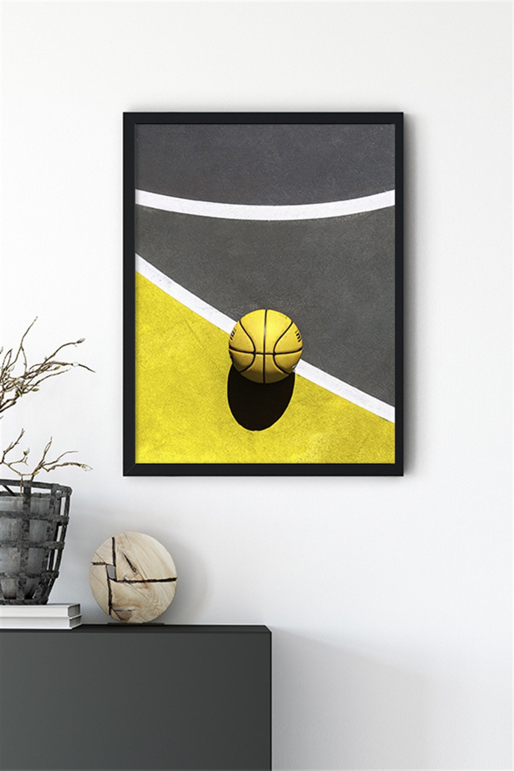 Basketbol Topu Poster Tablo Fekarehome