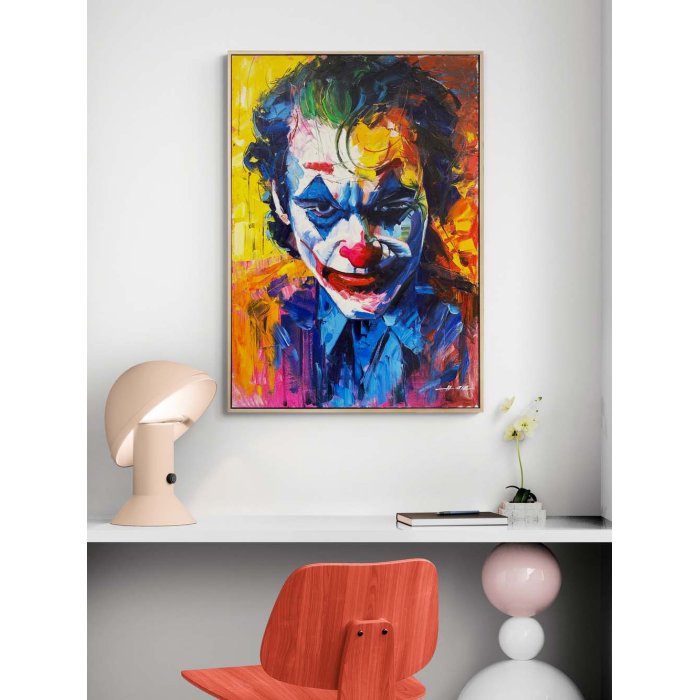 The Real Face Of The Joker Oil Painting Simurg Art Gallery