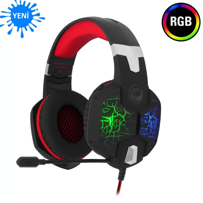 GAMEMAX FHP G1425R RGB TİTREŞİMLİ GAMİNG OYUNCU KULAKLI