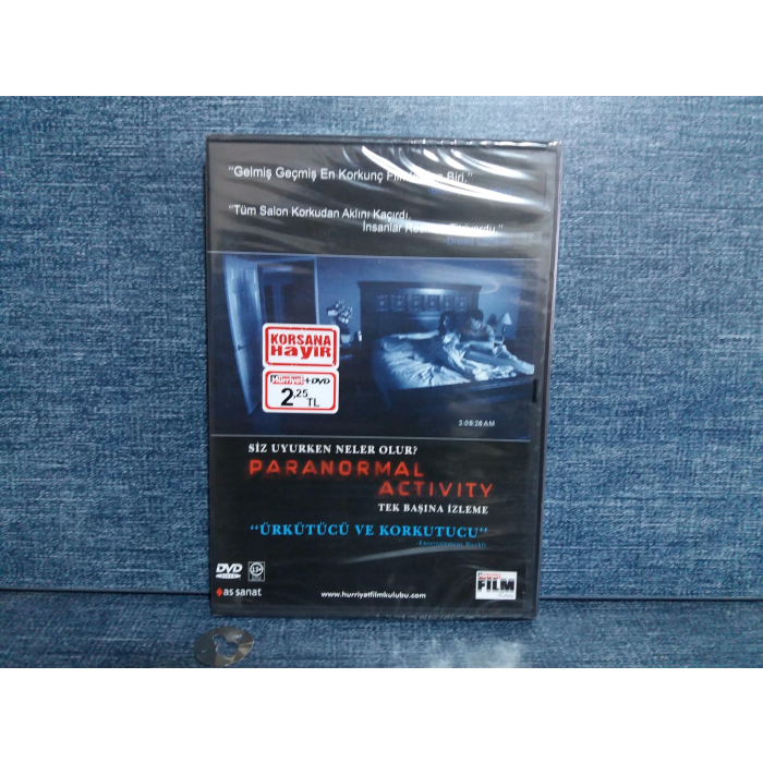 PARANORMAL ACTIVITY DVD FİLM SIFIR