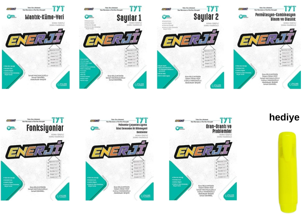 Palme Yks Tyt Enerji Matematik Konular Konu Zetli Soru Fasik L Seti