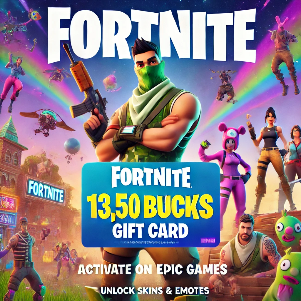 Fortnite 13 500 V Bucks Gift Card Satın Alma Epic Games