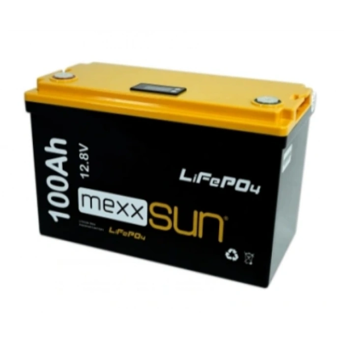 MEXXSUN Lityum Akü 12,8V 100Ah (LiFePo4) 1280Wh