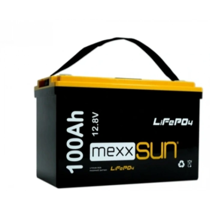 MEXXSUN Lityum Akü 12,8V 100Ah (LiFePo4) 1280Wh