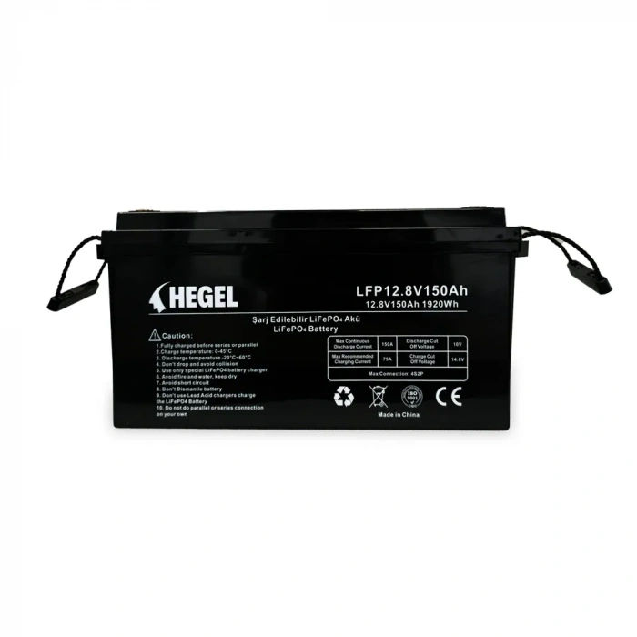 HEGEL LİTYUM AKÜ 12.8V 150AH LİFEPO4