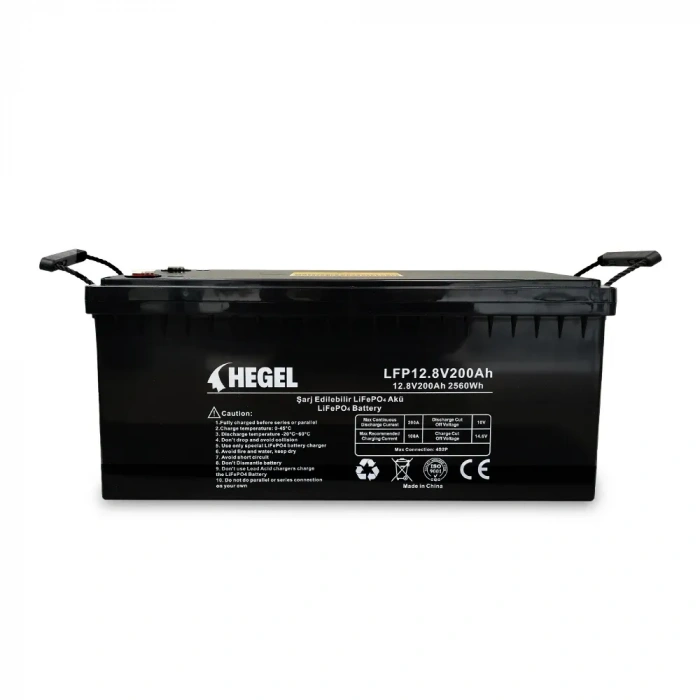 HEGEL LİTYUM AKÜ 12.8V 200AH LİFEPO4 Kategori