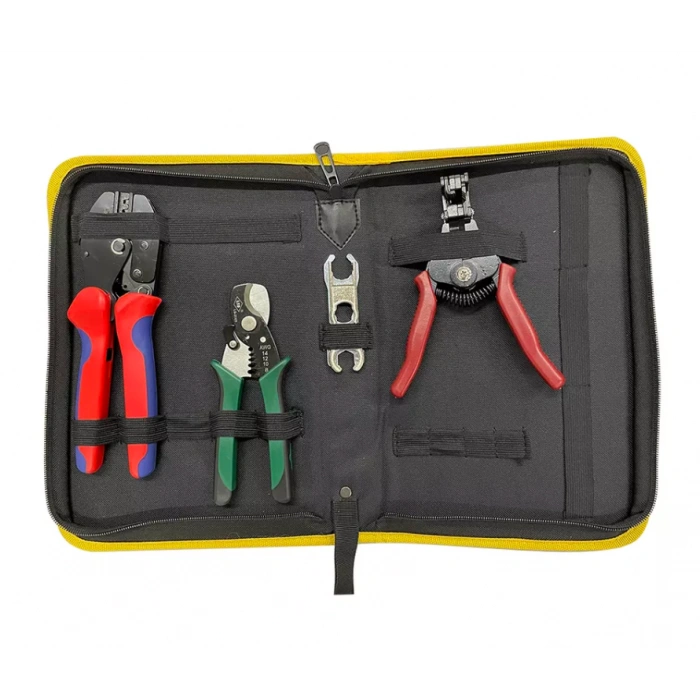 Mc4 Konnektör Sıkma Pensesi Seti Özel Çantalı