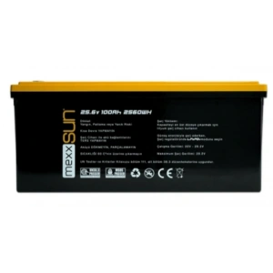 MEXXSUN Lityum Akü 25,6V 100Ah (LiFePo4) 2560Wh