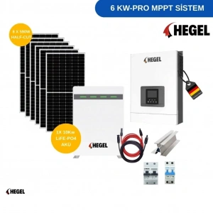 Tiny House ve Bağ evi Güneş Enerjisi Paketi - 6 KW PRO MPPT LİTYUM AKÜLÜ