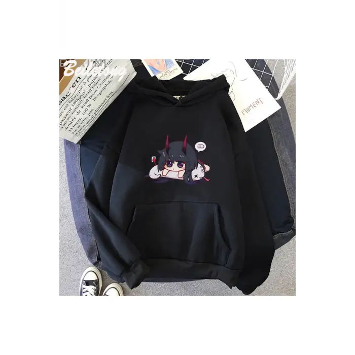 Siyah Rus Komut Dosyası soiСИ Sezonu KEDI Grafik Sudadera Mujer