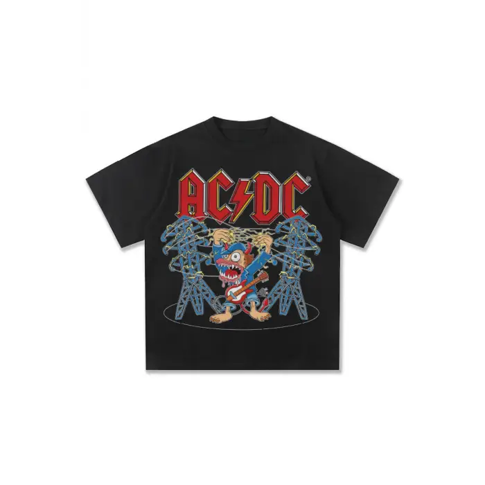 ACDC Bant Baskı Moda
