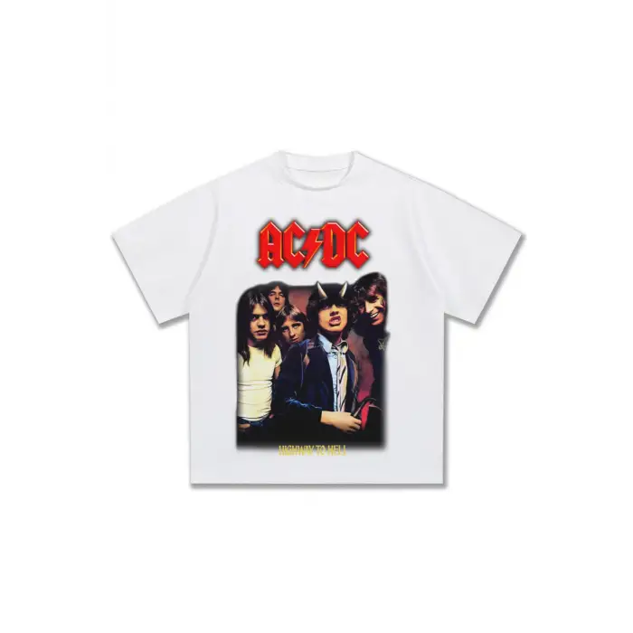 ACDC Bant Baskı Moda