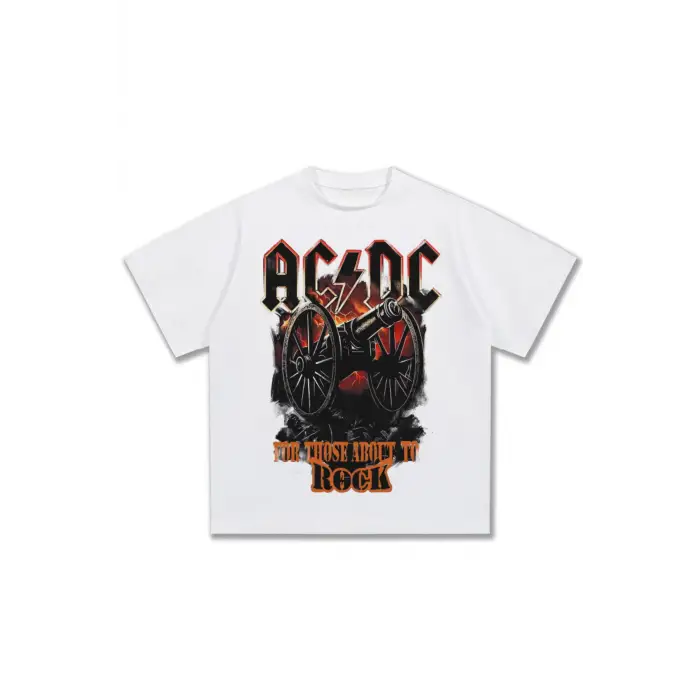 ACDC Bant Baskı Moda