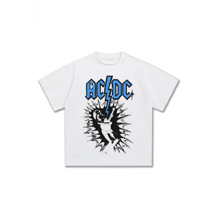 ACDC Bant Baskı Moda