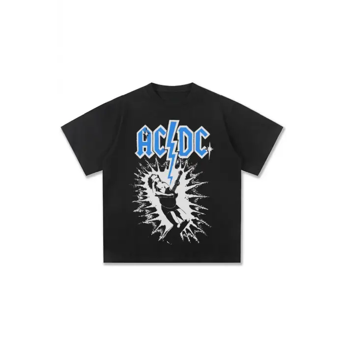 ACDC Bant Baskı Moda
