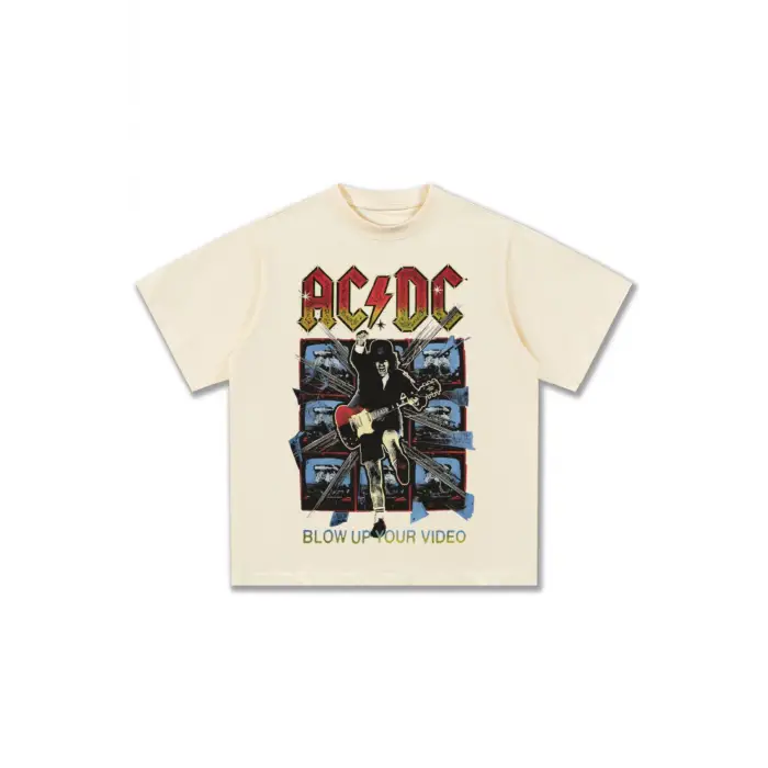 ACDC Bant Baskı Moda