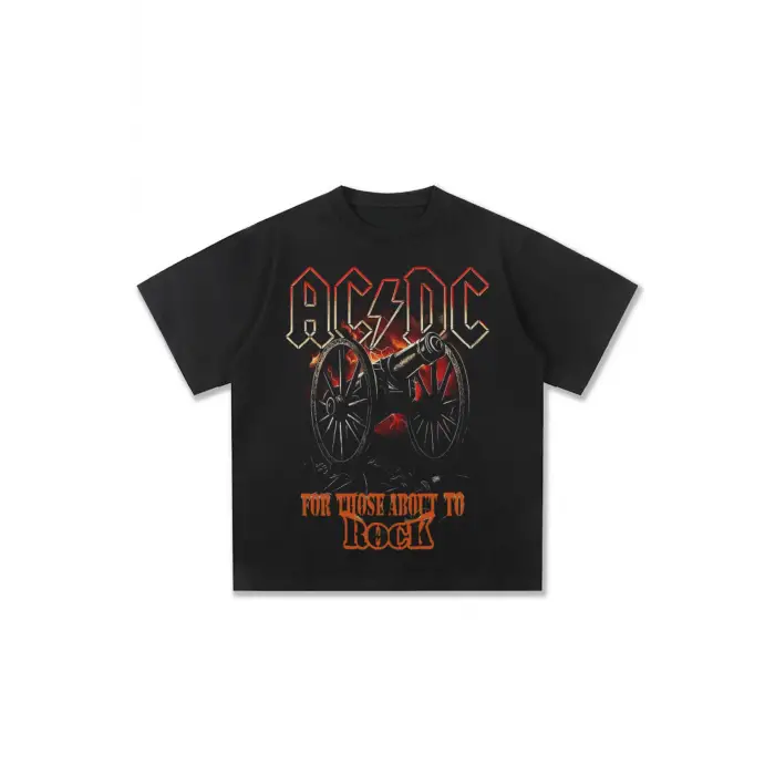 ACDC Bant Baskı Moda