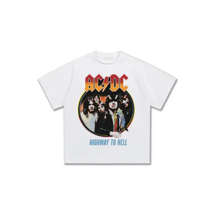 ACDC Bant Baskı Moda