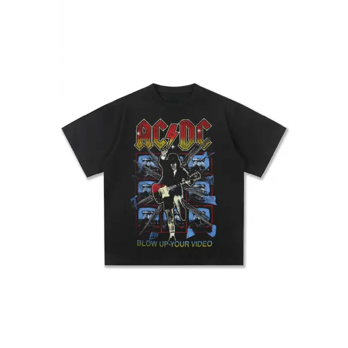 ACDC Bant Baskı Moda