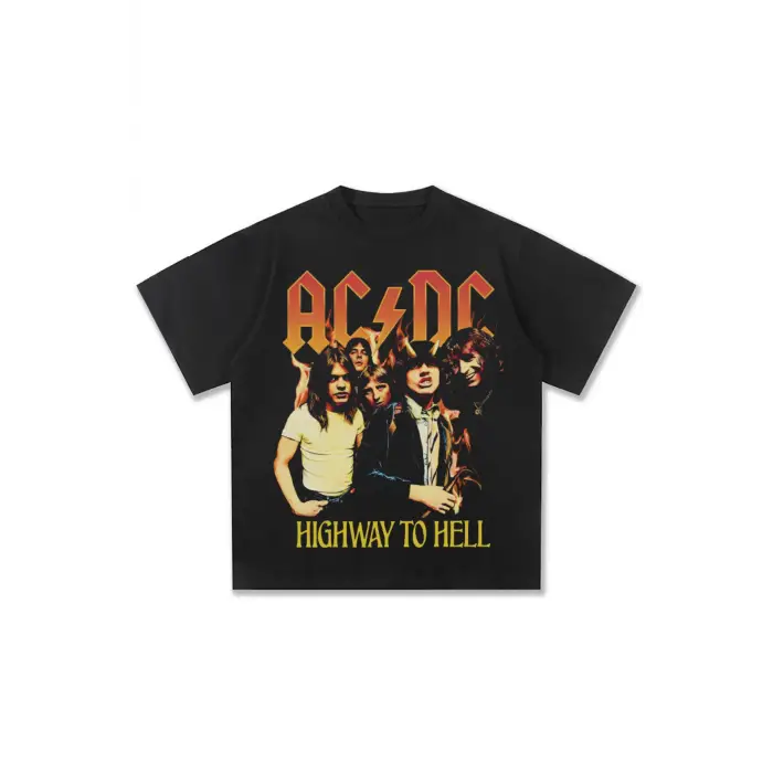 ACDC Bant Baskı Moda