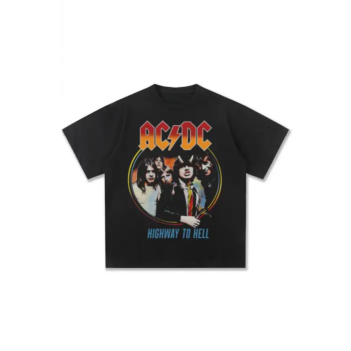 ACDC Bant Baskı Moda