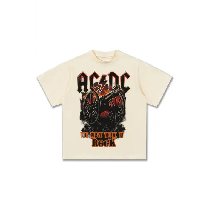 ACDC Bant Baskı Moda