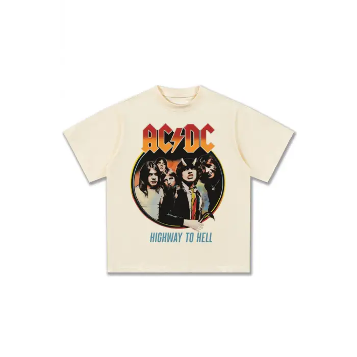 ACDC Bant Baskı Moda