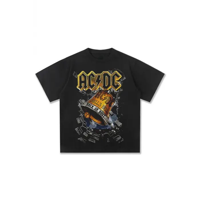 ACDC Bant Baskı Moda