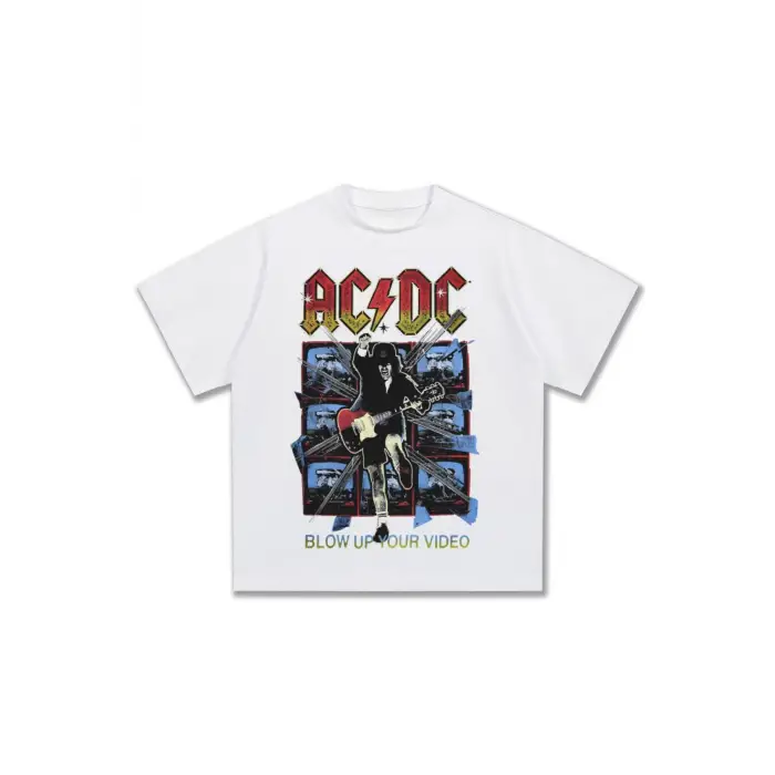 ACDC Bant Baskı Moda