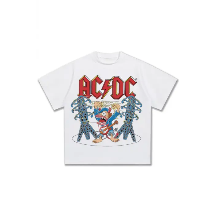 ACDC Bant Baskı Moda
