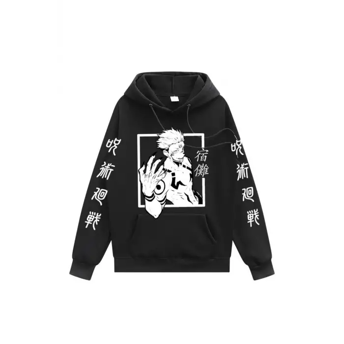 Anime Hoodies Model40 12063 Siyah