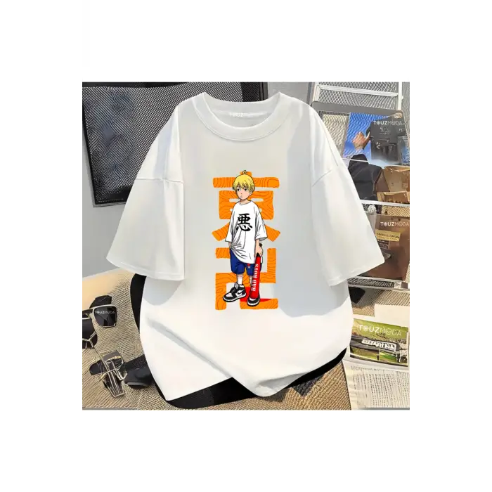 Anime Tokyo Revengers Baskılı Unisex Oversize