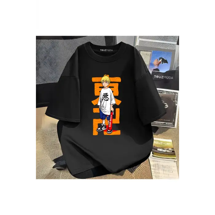 Anime Tokyo Revengers Baskılı Unisex Oversize