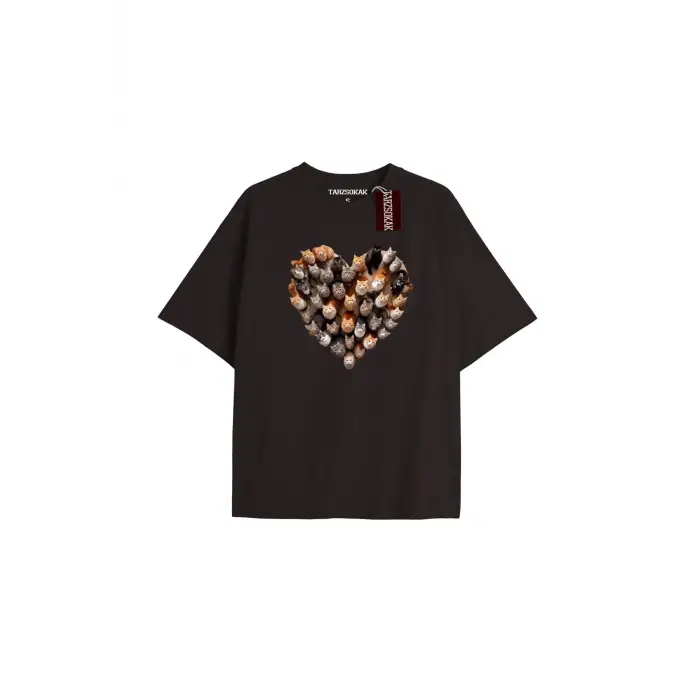 Another Baskılı Oversize Kalıp Unisex T-shirt