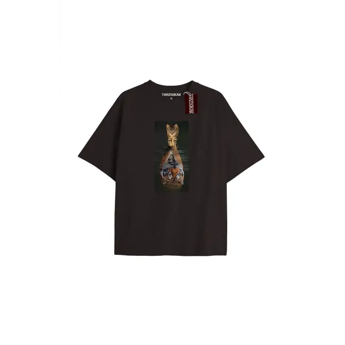 Another Baskılı Oversize Kalıp Unisex T-shirt