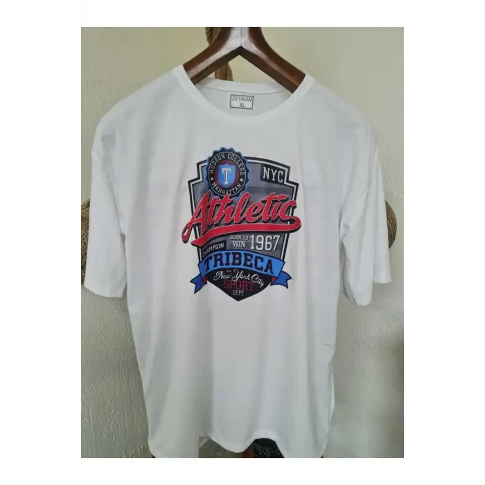 Athletic Baskı Oversize T-shirt