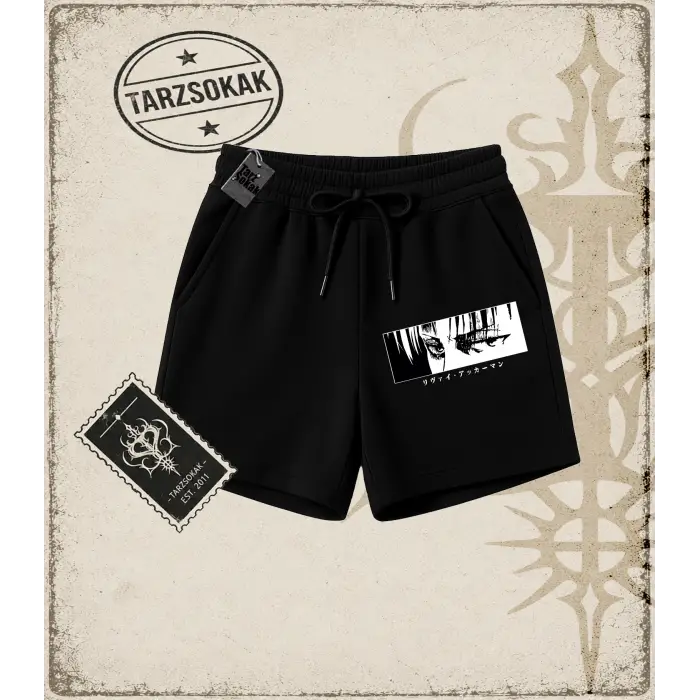 Attack On Titan Anime Baskılı Unisex Şort