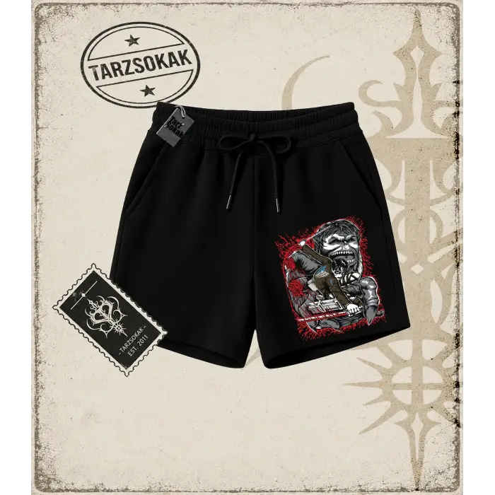 Attack On Titan Anime Baskılı Unisex Şort