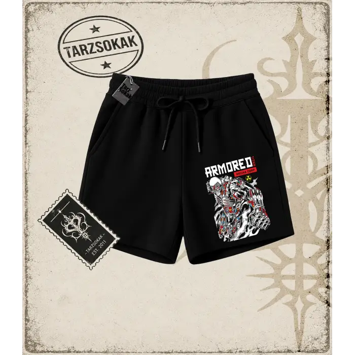 Attack On Titan Anime Baskılı Unisex Şort