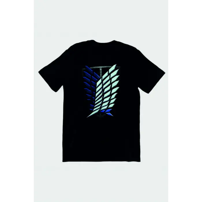 Attack On Titan Baskılı Penye T-shirt