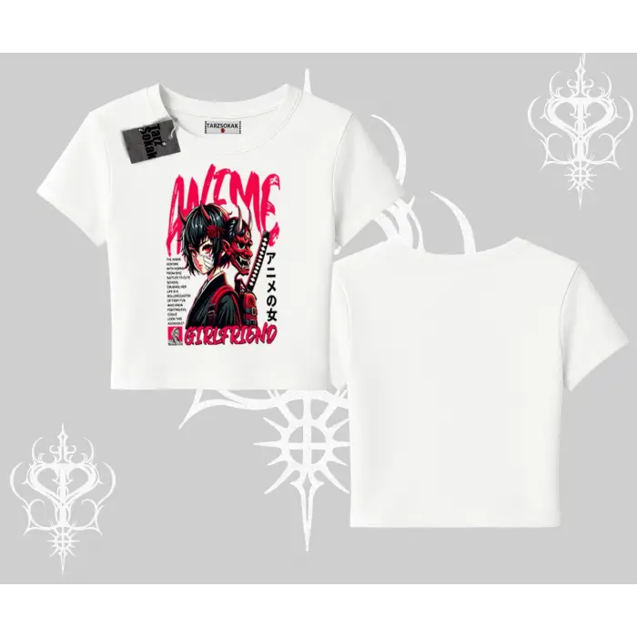 Babby Tee Tshirt Anime Girlfriend Kırmızı