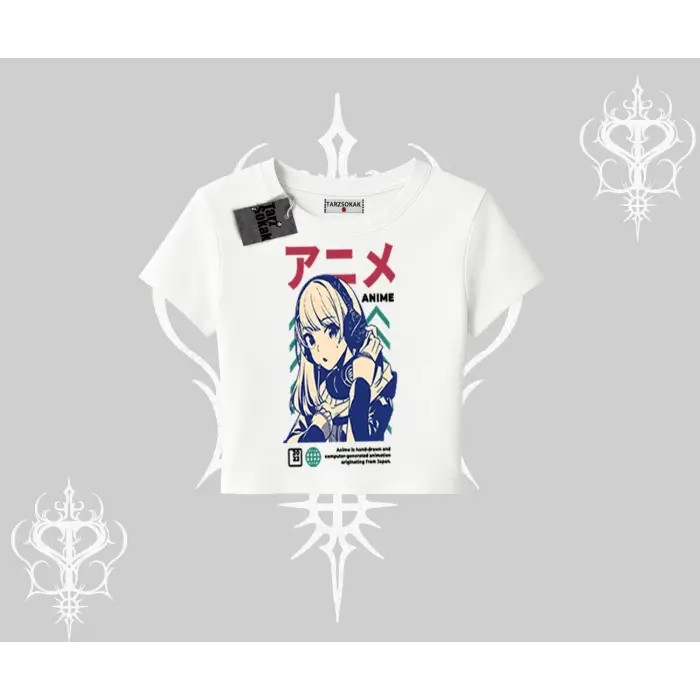 Babby Tee Tshirt Anime Kız Desenli Japon Tarzı