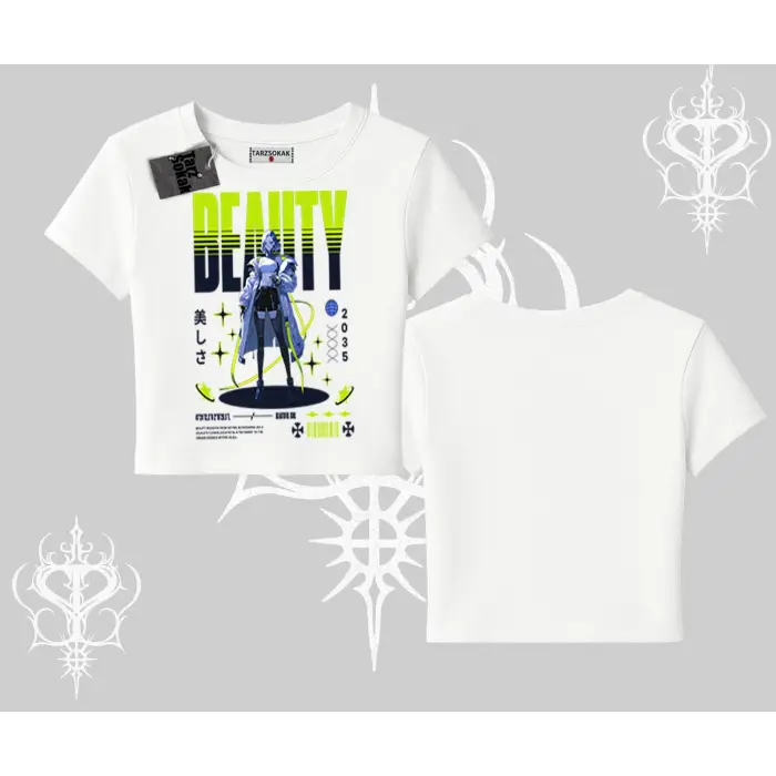 Babby Tee Tshirt Anime Unity Neon Detaylı Grafik Baskılı