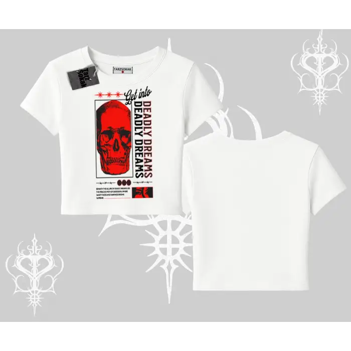 Babby Tee Tshirt Deadly Dreams Skull Redcore Street Manifest