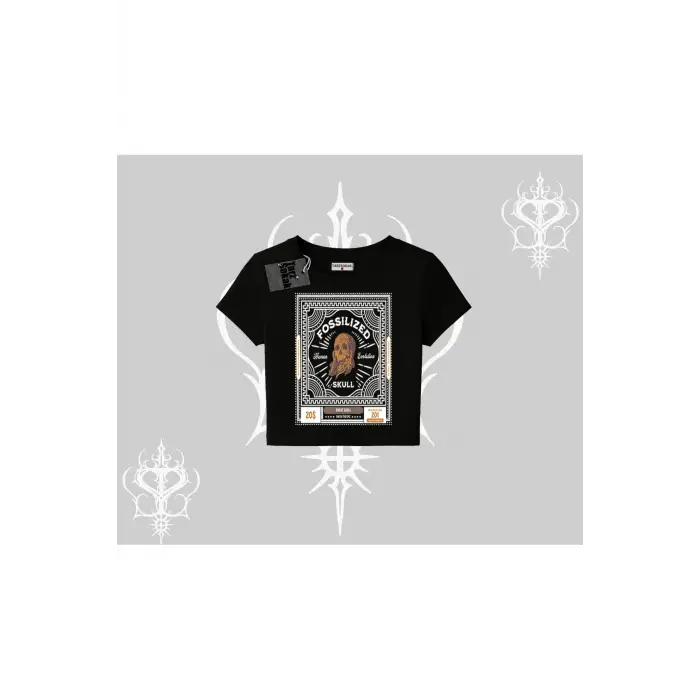 Babby Tee Tshirt Fossilized Skull Underground Archive