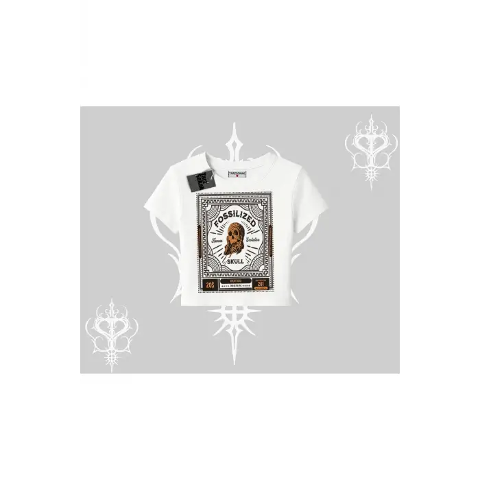 Babby Tee Tshirt Fossilized Skull Underground Archive