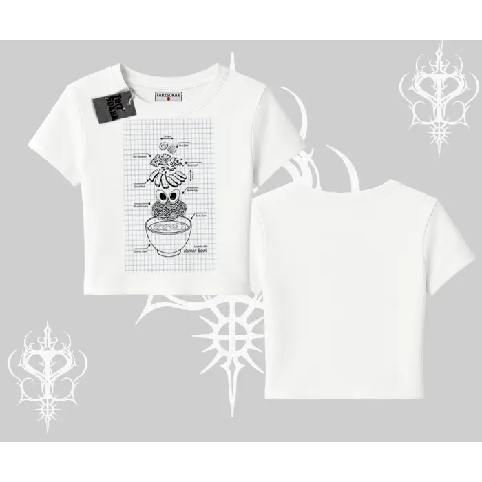 Babby Tee Tshirt Noodle Theory Hand Drawn Concept