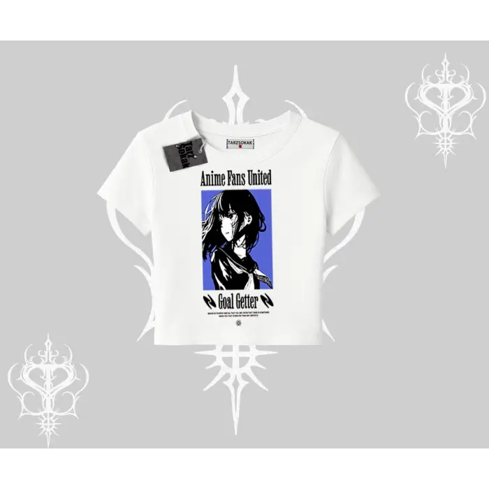 Babby Tee Tshirt Oversize Anime Kız Baskılı