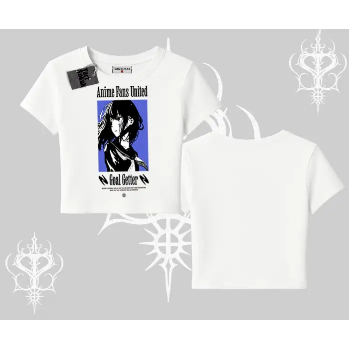 Babby Tee Tshirt Oversize Anime Kız Baskılı