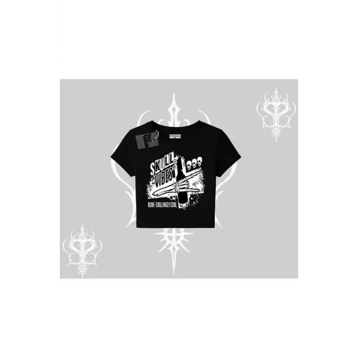 Babby Tee Tshirt Skull Impact Bone Chilling Street Icon